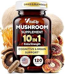 VitaUp Lion's Mane Mushroom Supplement 1330mg - 120 Count