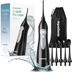 Aquasonic Aqua Flosser Cordless Water Flosser