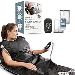 LifePro Portable Infrared Sauna Blanket - Large Black