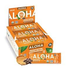 ALOHA Organic Peanut Butter Chocolate Chip Protein Bars