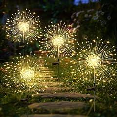 GIGALUMI Solar Garden Firework Lights 120LED