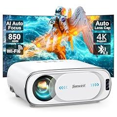 Jimveo 4K Outdoor Projector with WiFi 6