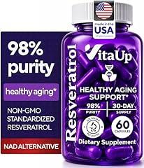 VitaUp Trans-Resveratrol Antioxidant