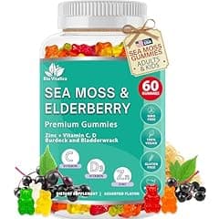 Bio Vitalica Sea Moss Gummies Elderberry