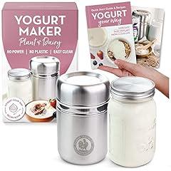 Stainless Steel Yogurt Maker with Recipe Book