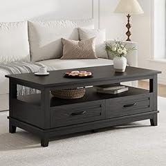 GarveeHome Rustic Farmhouse Coffee Table