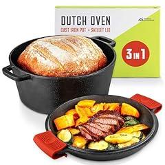 Modern Innovations Cast Iron Dutch Oven Set