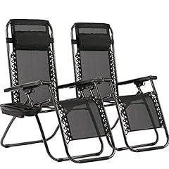FDW Zero Gravity Reclining Outdoor Chairs Set