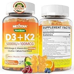 Nextdia Vitamin D3 K2 Gummies with Omega-3