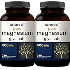 NatureBell Magnesium Glycinate 500mg, 480 Count