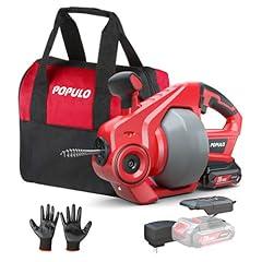 Populo 20V Cordless Drain Auger