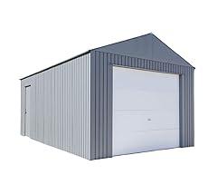 Sojag Everest 12' x 20' Steel Garage, Charcoal