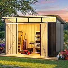 DWVO Outdoor Storage Shed with Windows