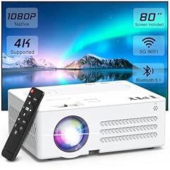 TMY Native 1080P WiFi Bluetooth Projector