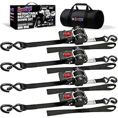 LynxHold Retractable Ratchet Straps 4-Pack