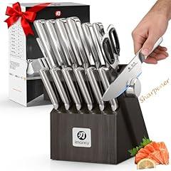 imarku Japanese Knife Set with Block