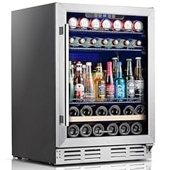 Kalamera 24 Inch Beverage and Wine Cooler