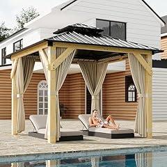 GarveeLife Hardtop Gazebo with Nettings