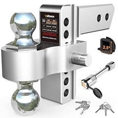 Vullteeon Adjustable Drop Hitch 2.5 Inch Receiver