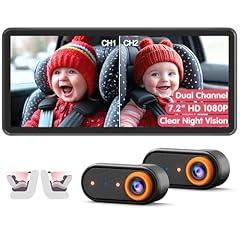 Luckview Dual Baby Car Camera with Display