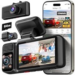 REDTIGER 4K 3 Channel Dash Cam with GPS