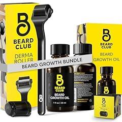 The Beard Club Derma Roller & Beard Growth Oil