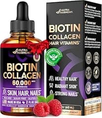 NUTRAHARMONY Liquid Biotin & Collagen Drops 60000 mcg