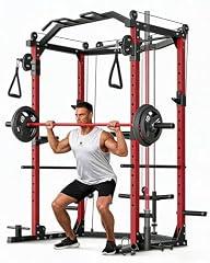 GarveeLife Power Cage with Cable Crossover System