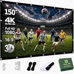 AAJK Outdoor Projection Screen 150 Inch