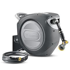 GLAHODEN Retractable Garden Hose Reel 130 ft