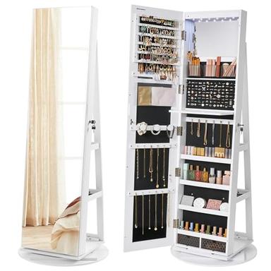 full length mirror with storage