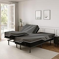 Dyonery Split King Adjustable Bed with Mattress