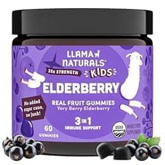 Llama Naturals Elderberry Gummies for Kids