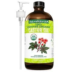 RejuveNaturals Organic Castor Oil 16oz