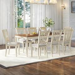Amerlife Farmhouse Dining Set with Chairs