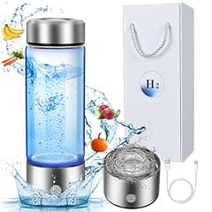 Hydrogen Water Bottle Generator, Quick Electrolysis, Portable Rechargeable