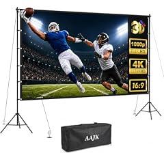 AAJK 120-inch Portable Projector Screen with Stand