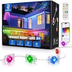 POOFZY Smart Outdoor Lights 100FT