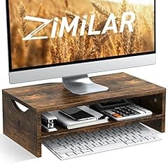 Zimilar 2-Tier Wooden Monitor Stand Riser