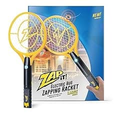 ZAP IT! Rechargeable Bug Zapper Racket