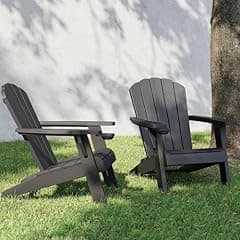 Esmlada Outdoor Adirondack Chairs Set