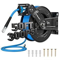 Relhost Retractable Air Hose Reel 50 ft