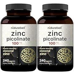 NatureBell Zinc Picolinate 100mg, 480 Count
