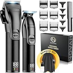 NOVAH Grooming Professional Hair Clippers and Trimmer Set
