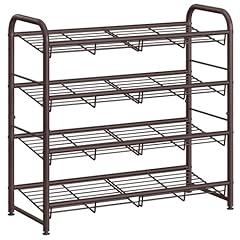 SONGMICS 4-Tier Metal Shoe Rack