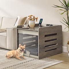 Feandrea Modern Dog Crate with Charging Station