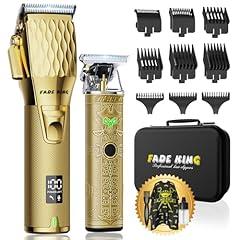 FADEKING Professional Cordless Hair Clippers and Trimmer Set