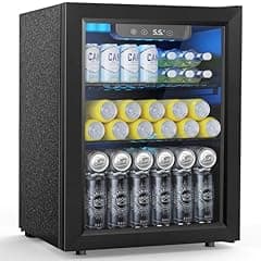 Joy Pebble Mini Fridge 1.7 Cu.Ft Beverage Cooler
