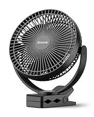 Koonie 10000mAh Rechargeable Clip-On Fan