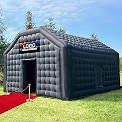 OZIS Large Black Inflatable Disco Cube Tent